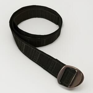 Bison Designs Belt USA Southwestern Striped Gray Webbing Strap Outdoors Medium